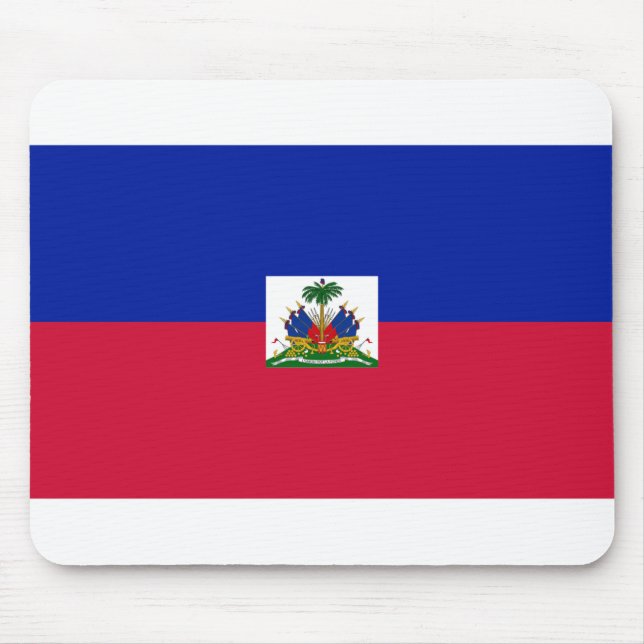 Haiti Flag Mouse Pad (Front)