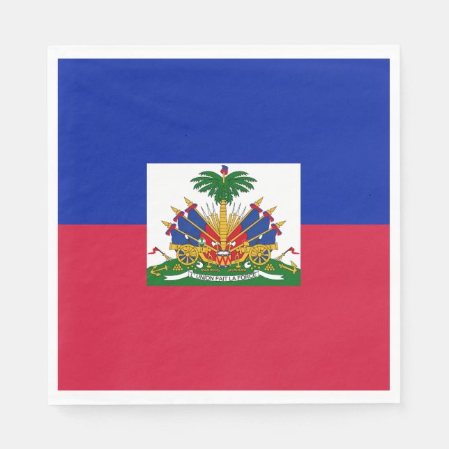Haiti Flag Napkin (Front)