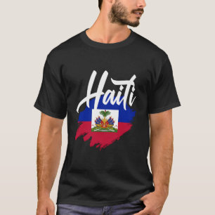 Haiti Flag Patriotic Haitian Pride Haiti T-Shirt