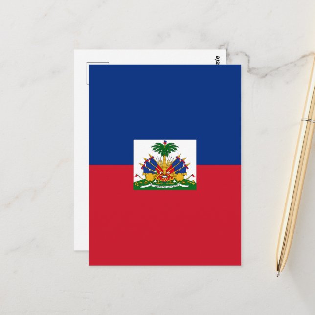 Haiti flag postcard (Front/Back In Situ)