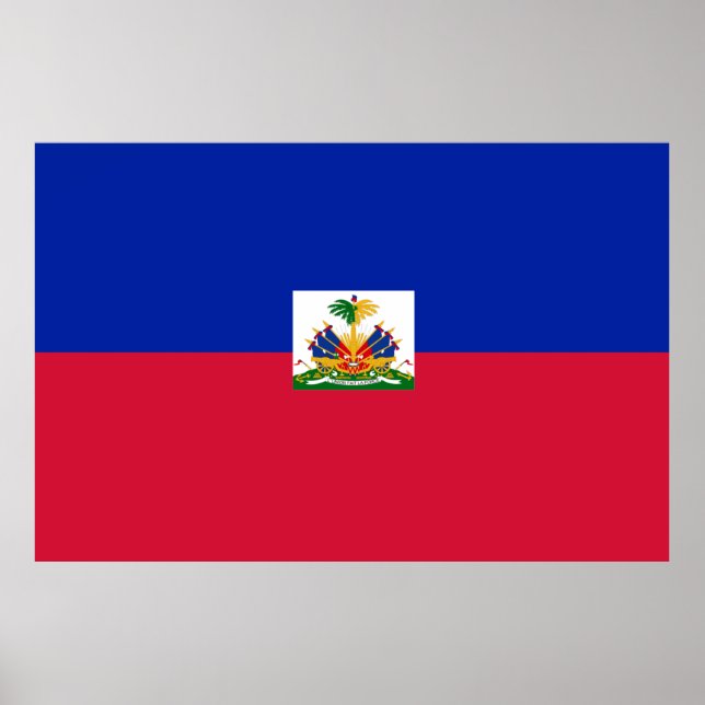 Haiti flag  poster (Front)