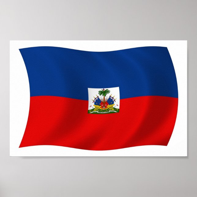 Haiti Flag Poster Print (Front)