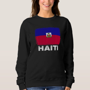 Haiti Flag Support Haitian People Women Men Sweatshirt
