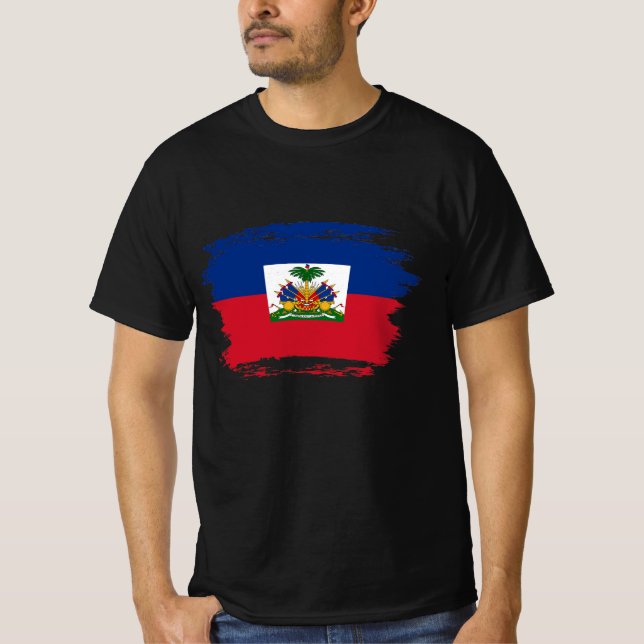 Haiti flag T-Shirt (Front)