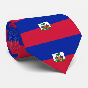Haiti flag tie