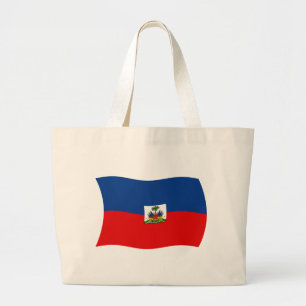 Haiti Flag Tote Bag
