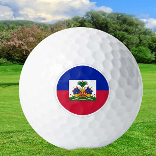 Haiti Golf Balls, Haitian Flag Golfers / Patriots Balls