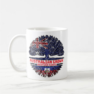 Haiti Haitian Australian Australia Tree Roots Flag Coffee Mug