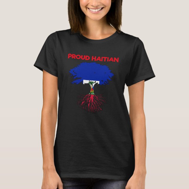 Haiti Haitian Country Flag Day Love Heart Proud Ay T-Shirt (Front)