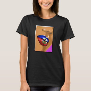 Haiti Haitian Flag Day Creole Proud Woman Happy Ay T-Shirt