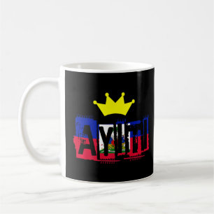 Haiti Haitian Flag Day Proud Country Love Ayiti Cr Coffee Mug