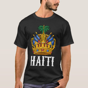 Haiti Haitian Flag Day Proud Prince Boy Ayiti Kid T-Shirt