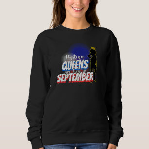 Haiti Haitian Princess Flag Queens Are Born In Sep Sweatshirt