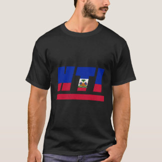Haiti Haitian With Flag T-Shirt