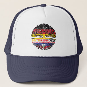 Haiti Haitianisch Deutsch Deutschland Baum Wurzel Trucker Hat