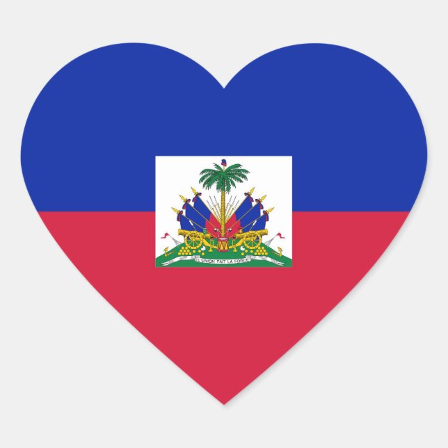 HAITI HEART STICKER (Front)