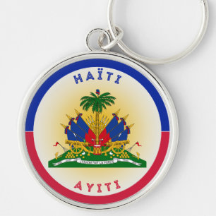 Haiti Heritage Emblem Key Ring
