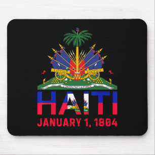 Haiti Island Cute Haiti Date Of Independence Mouse Pad