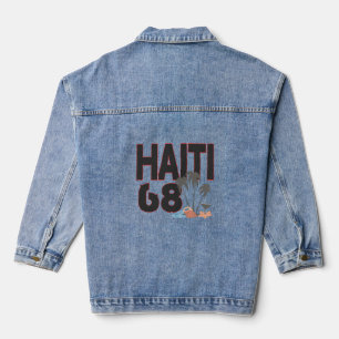 Haiti island vibe denim jacket