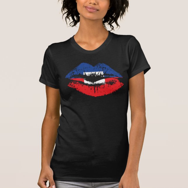 Haiti lips design for women. T-Shirt (Front)