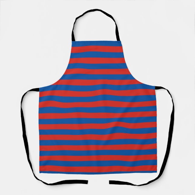 Haiti Paris flag stripes symbol pattern country re Apron (Front)