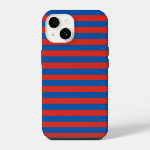 Haiti Paris flag stripes symbol pattern red blue b iPhone 14 Case