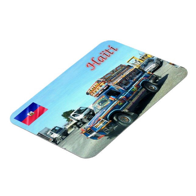Haiti - Puerto Principe - Tap Tap - Magnet (Left Side)