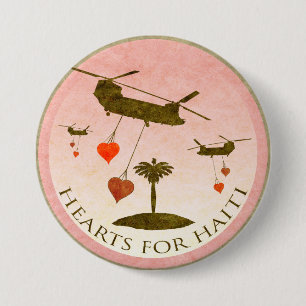 Haiti Relief Valentine Buttons