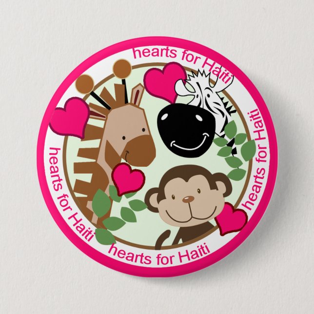 Haiti Relief Valentine Buttons (Front)