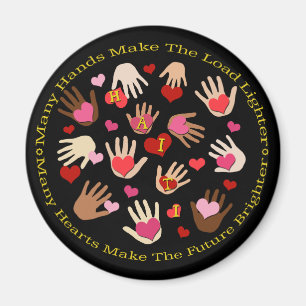 Haiti Relief Valentine Fridge Magnets