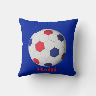 Haiti Soccer Cushion