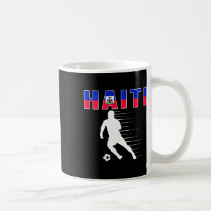 Haiti Soccer Lovers Jersey - Haitian Flag Footbyll Coffee Mug