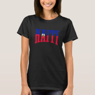 Haiti Sports Style Pride Retro Haitian Flag T-Shirt