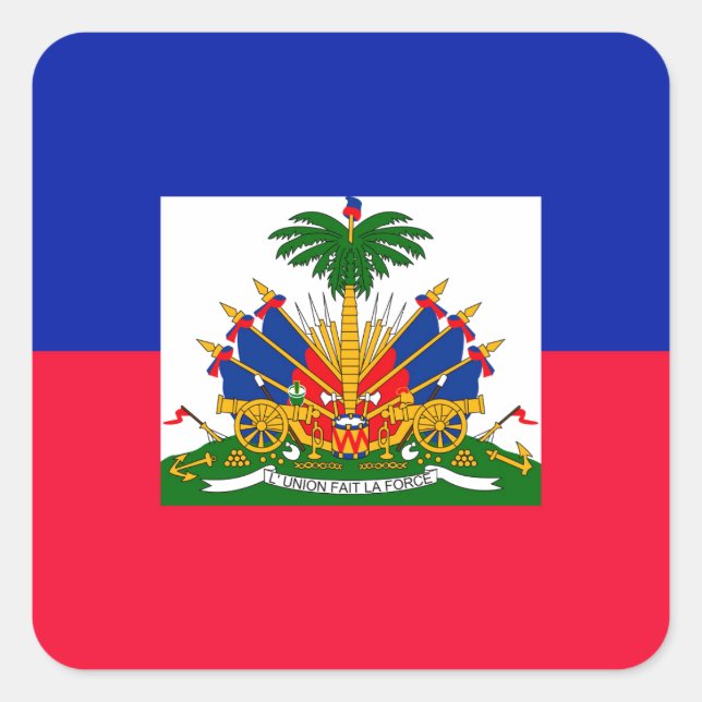 Haiti Square Sticker (Front)