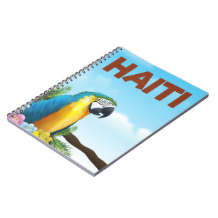 Haiti Travel poster Notebook