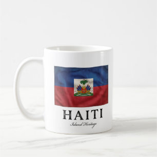Haiti Vintage Flag Caribbean Heritage Coffee Mug