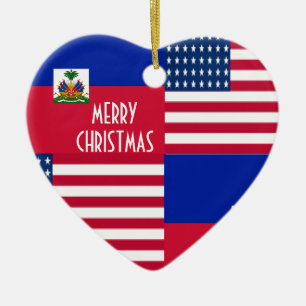 HAITIAN-AMERICAN CERAMIC TREE DECORATION