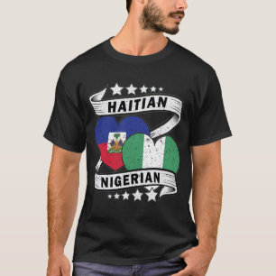 Haitian And Nigerian Flag T-Shirt