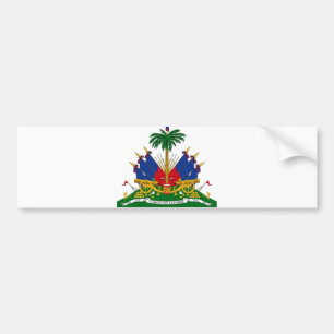 Haitian Coat of Arms (Haiti) Bumper Sticker