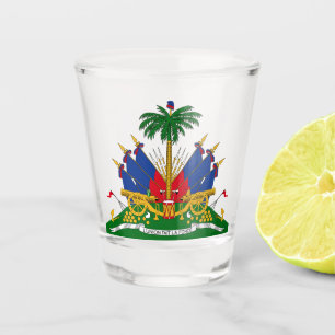 Haitian Coat of Arms (Haiti) Shot Glass