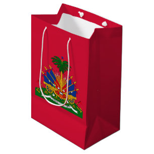 Haitian coat of arms medium gift bag