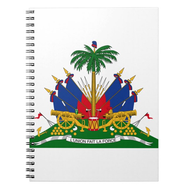 Haitian Coat of Arms Notebook (Front)