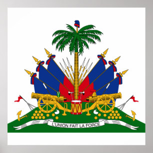 Haitian Coat of Arms Poster