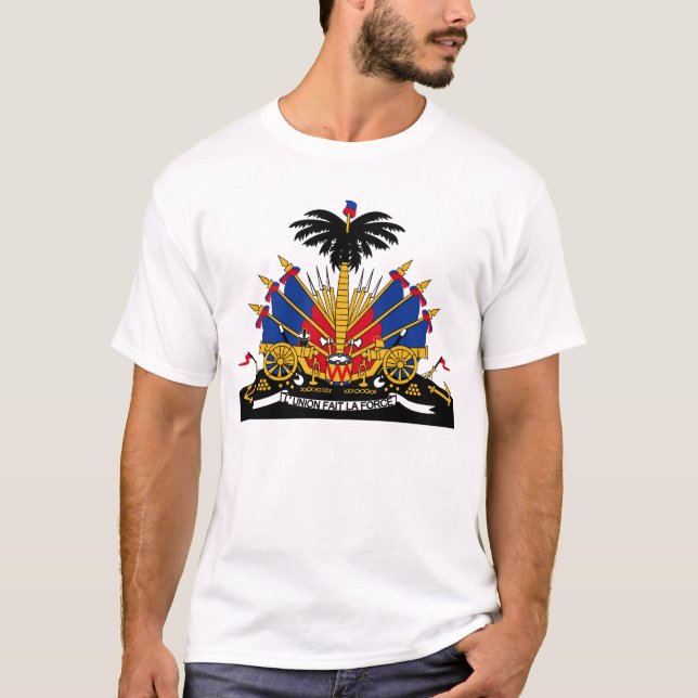 Haitian - coat of arms T-Shirt (Front)