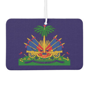 Haitian - coat of arms T-shirt Car Air Freshener
