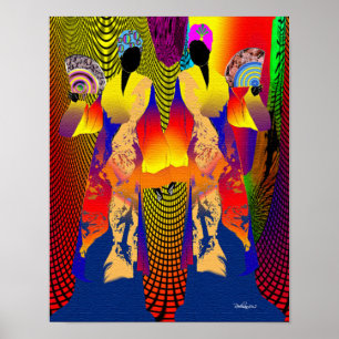 Haitian Creole Lady's Poster