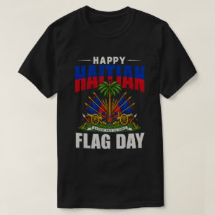 Haitian Flag Day Haiti Pride Design T-Shirt