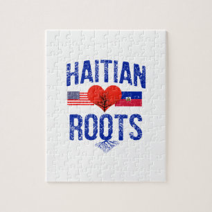 Haitian flag designs jigsaw puzzle