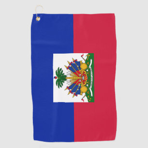 Haitian Flag & golf Haiti /sports Port-Au-Prince Golf Towel