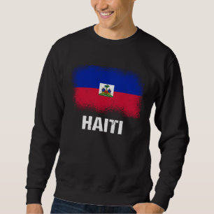 Haitian Flag Haiti 3 Sweatshirt